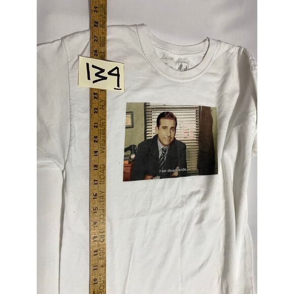 Michael I AM DEAD INSIDE THE OFFICE (TV TV SHOW) t-shirt Men MENS M MEDIUM - Picture 4 of 6